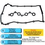 Kit De Junta Tampa Válvula Fiat freemont jeep compass dodge journey 2.0 Ecn 2.4 16v ED3 - Imagem 2