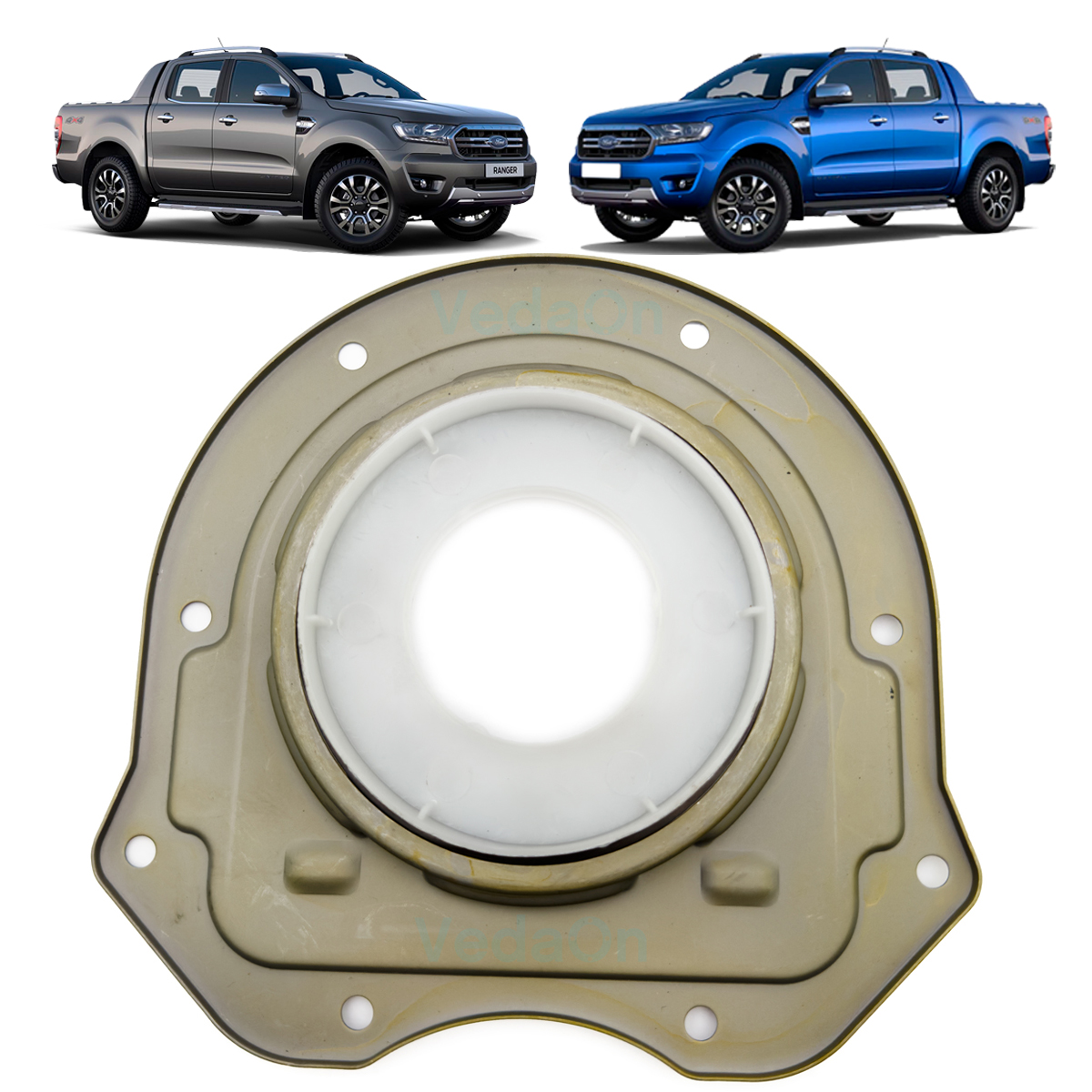 Retentor Flange Traseira Ford Transit/Ranger/Troller T4 2.2 2.4 3.2 16/20V Duratorq/Puma/TDCI/SAFA eixo 106mm - Imagem 3