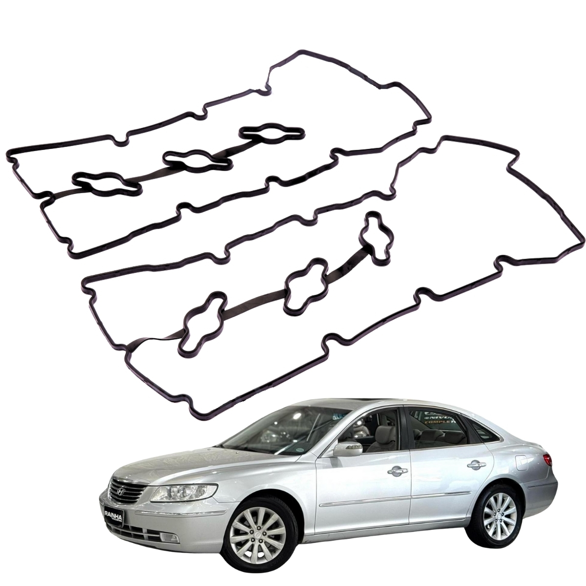Junta Tampa de Válvula Hyundai Azera Vera Cruz Santa Fé 3.8 3.3 24V G6DB V6 V6 24V DOHC