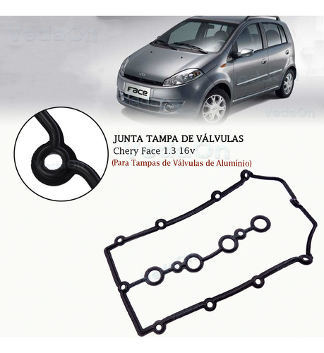 Jogo Junta Motor Chery Face 1.3 16v E S18 - Imagem 3