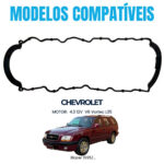 Junta De Carter Gm Blazer S10 4.3 V6 12v Vortec - Imagem 3