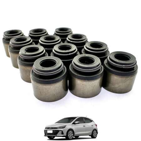 Kit Retentores Hastes Válvulas Hyundai / Kia Picanto Atos Hb20 1.0/1.1 12v - 12 Peças