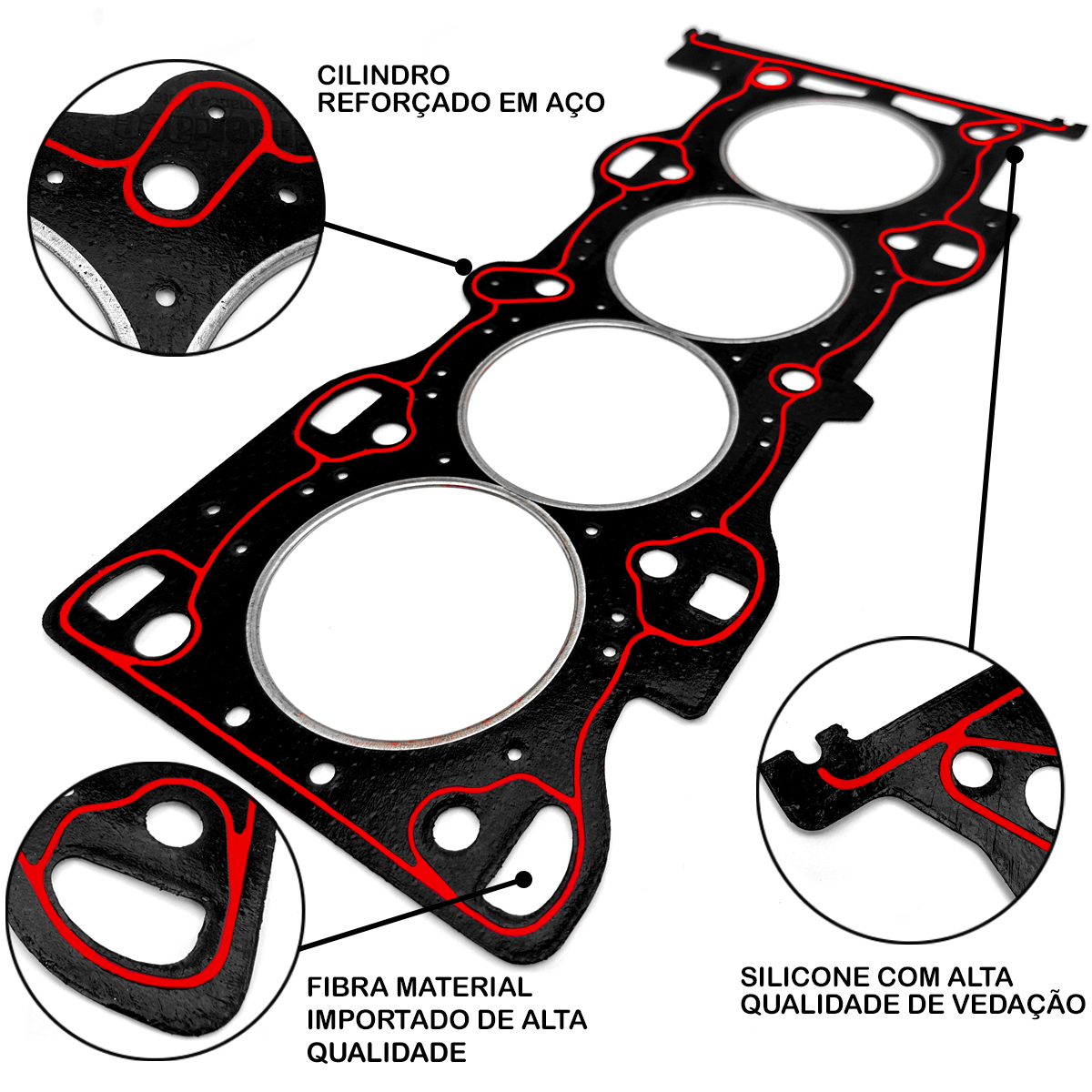 Junta Cabeçote Especial para Ford Ecosport Fusion 2.0 16v - Imagem 3