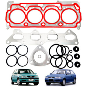 Kit Junta Motor Gol At Power Dohc 16V Mls Sem Retentor