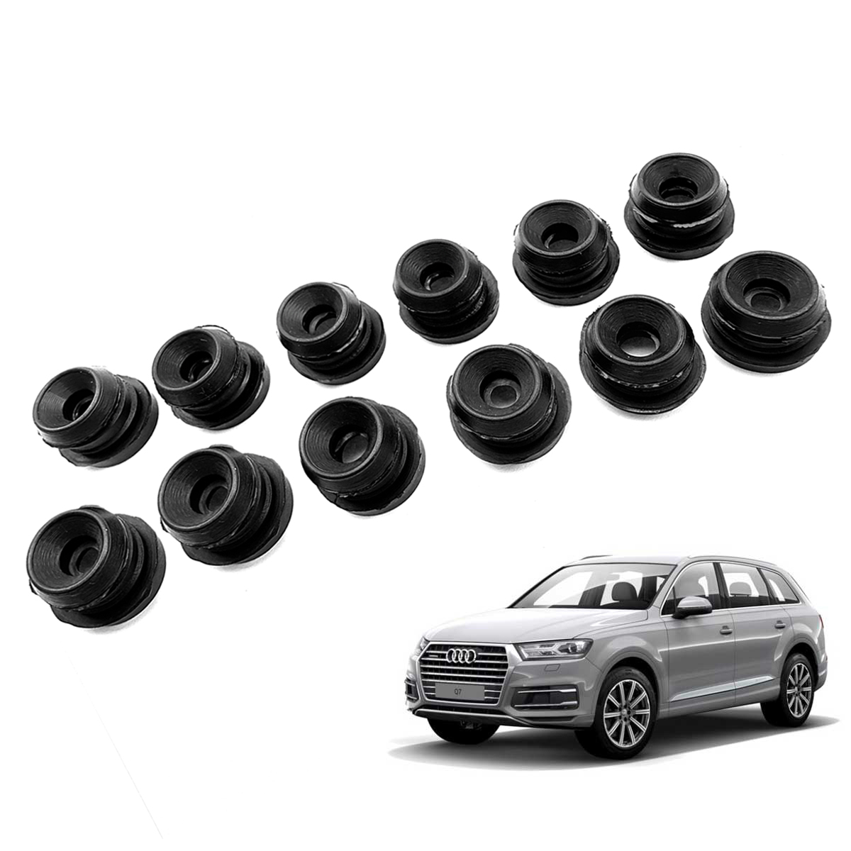 Jogo Aneis Vedacao Tampa Valvulas Amarok 3.0 V6 Audi Q7 Dies (kit com 12 peças) - Imagem 5