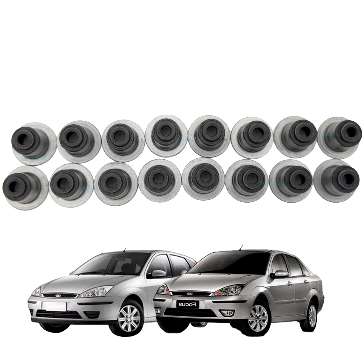 Kit Retentores Hastes De Válvulas Escort Mondeo 1.8 16v Zetec - 16 Peças - Imagem 4