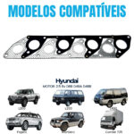 Junta Coletor Admissão L200 Pajero 2.5 8v Hpe 4d56 - Imagem 3