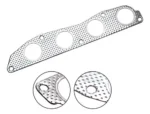 Kit Junta Coletor de Escapamento Jac J2 E J3 1.3 1.4 16v Vvt Dohc - Imagem 4