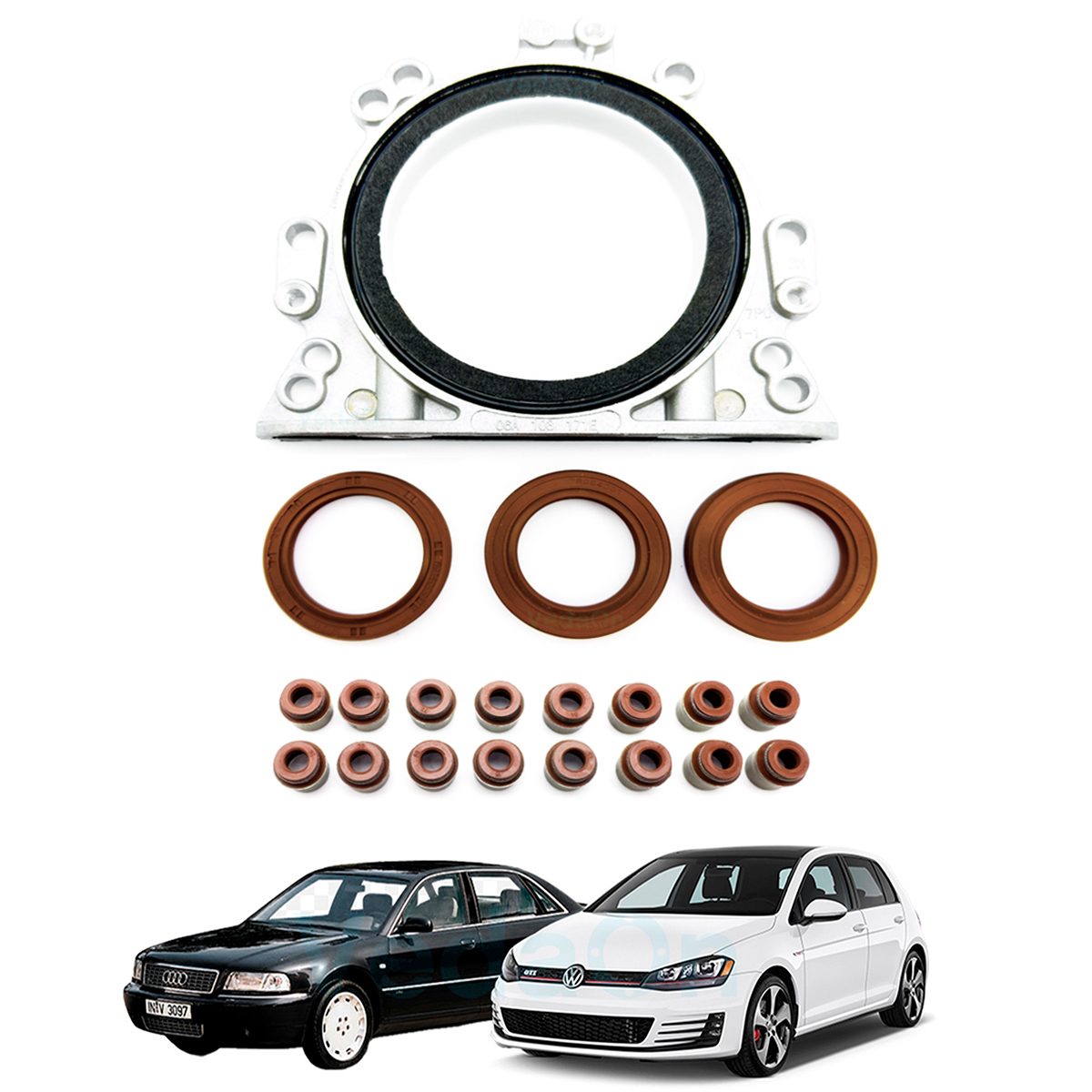 KIT RET Com Flange A3 TT Golf Passat New Beetle 1.8 20V EA113 AGN AGU APU APX ARG BFB D2Z Turbo - Imagem 6
