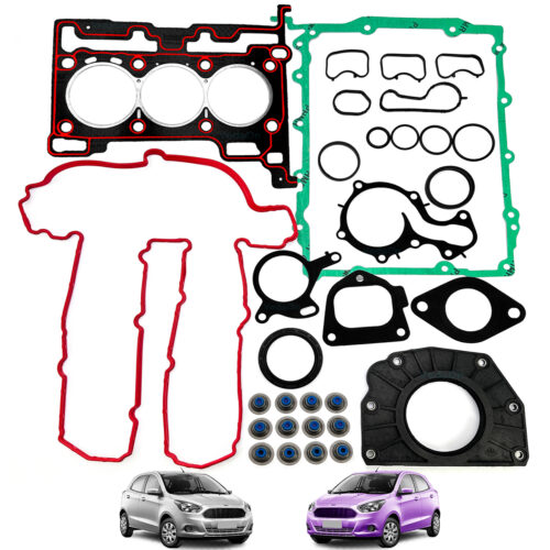 Jogo Junta Completo Retentor para Ford Ka 1.0 12v Flex 3cc