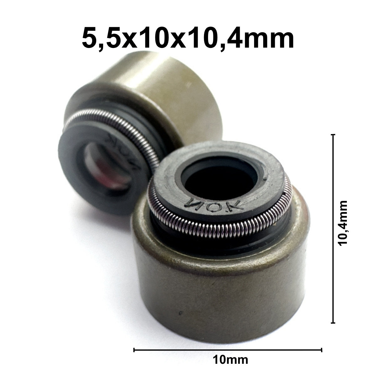 Kit Retentores Haste De Válvulas Toyota Hilux Sw4 2.7 16v - 16 Peças - Imagem 2