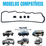 Junta Tampa Válvula kia Hyundai Hr H100 2.5 8v Dbb D4bb - Imagem 2