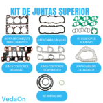 Kit Junta Superior Amianto Ford Ranger 4.0 V6 12v 94/00 - Imagem 2