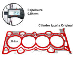 Kit de juntas inox range rover evoque freelander jaguar XC60 2.0 16v - Imagem 4