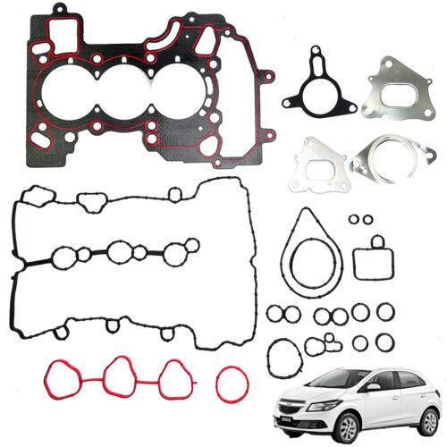 Jogo Junta Completo GM Onix 1 0 12v Ecotec Flex Aspirado