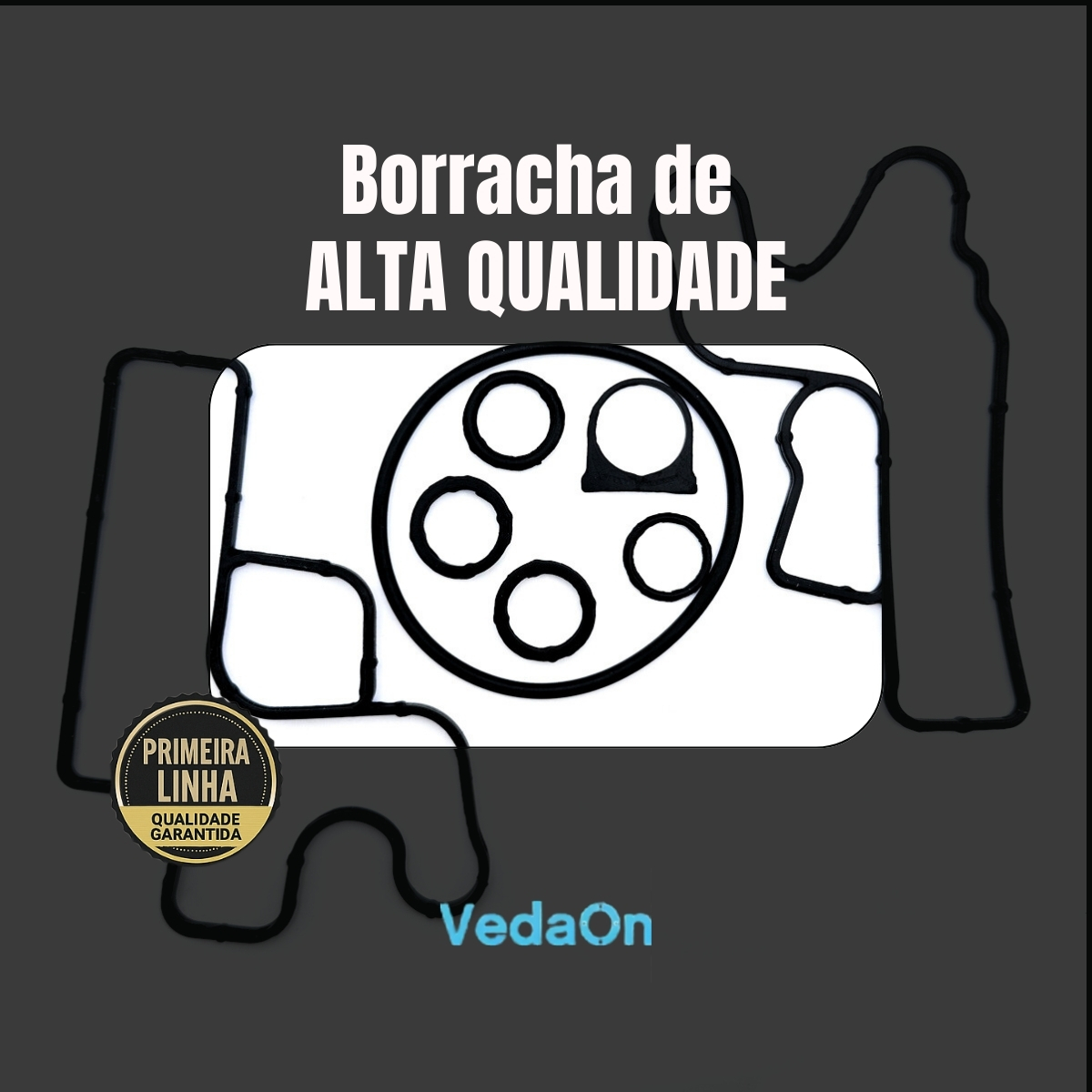Kit Juntas Filtro de Óleo Fiat Toro Renegade Compass 2.0 16V Diesel MT6 AT9 Multijet - Imagem 4