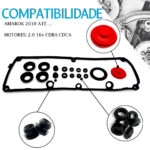 Kit Completo Tampa Válvula+Vedadores+Diafragma Vw Amarok Tdi Mtr 2.0 16V Cdba/Cdca (17Pcs) - Imagem 5
