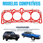 Junta De Cabeçote De Aço Motor Ap 1.6 1.8 2.0 Gol Voyage Santana - Imagem 4