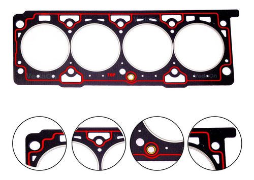 Junta Superior Com Retentor Fiat Linea 1.9 16v Flex 2007/... - Imagem 3