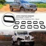 junta de coletor de admissão Ford Ranger 3.2 20V 5 Cilindros - Imagem 2