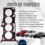 JUNTA CABEÇOTE MITSUBISHI ASX LANCER OUTLANDER 2.0 16V 4B 2L 10/ - Imagem 2