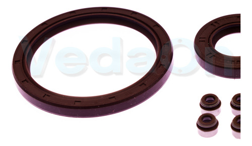 Kit de Retentores Renault Clio / Logan/ Sandero / Kangoo 1.0 16V D4D D4F HI-FLEX - Imagem 2