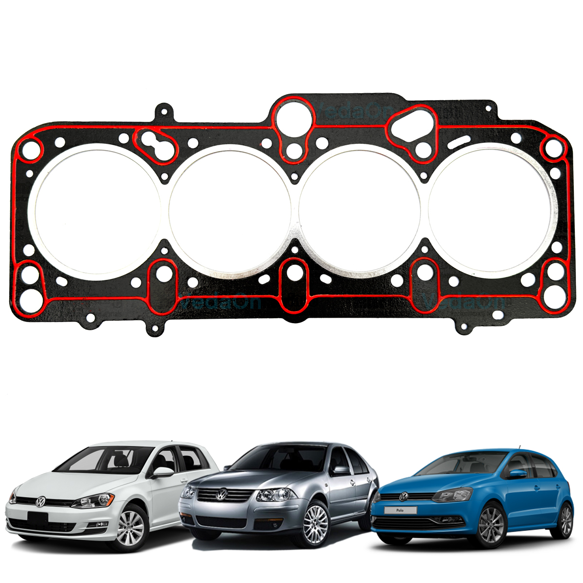 Junta Cabecote Vw Golf Bora Polo 1.6 8v Sr Akl 97/...