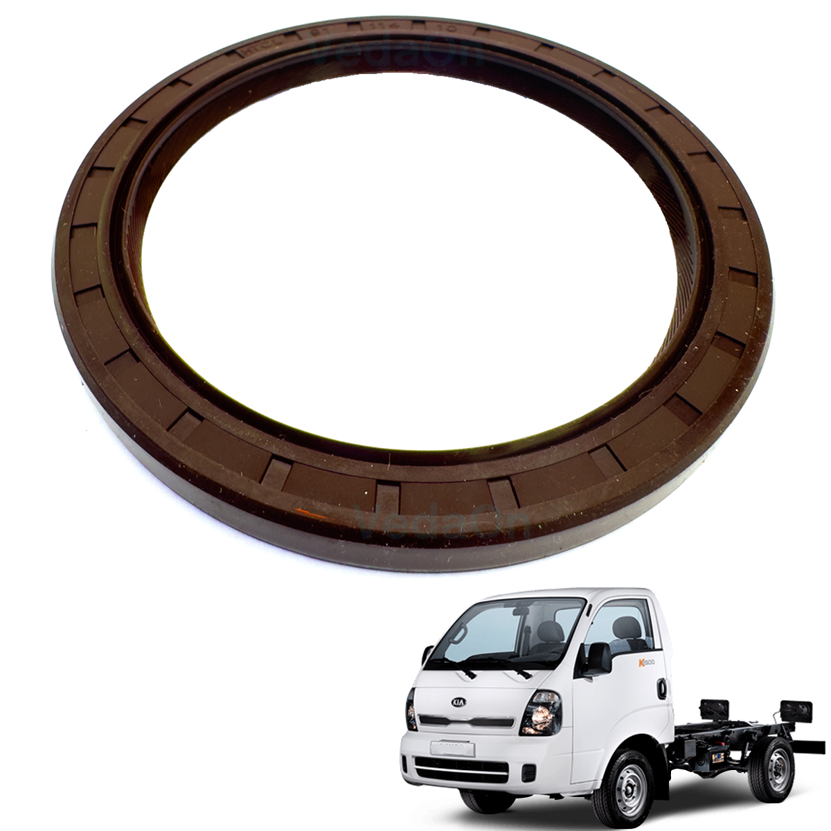 Retentor Traseiro 91X114X9 16V 2.5 Hyundai Hr Kia Bongo (Após 2013) Sorento D4Cb - Imagem 3