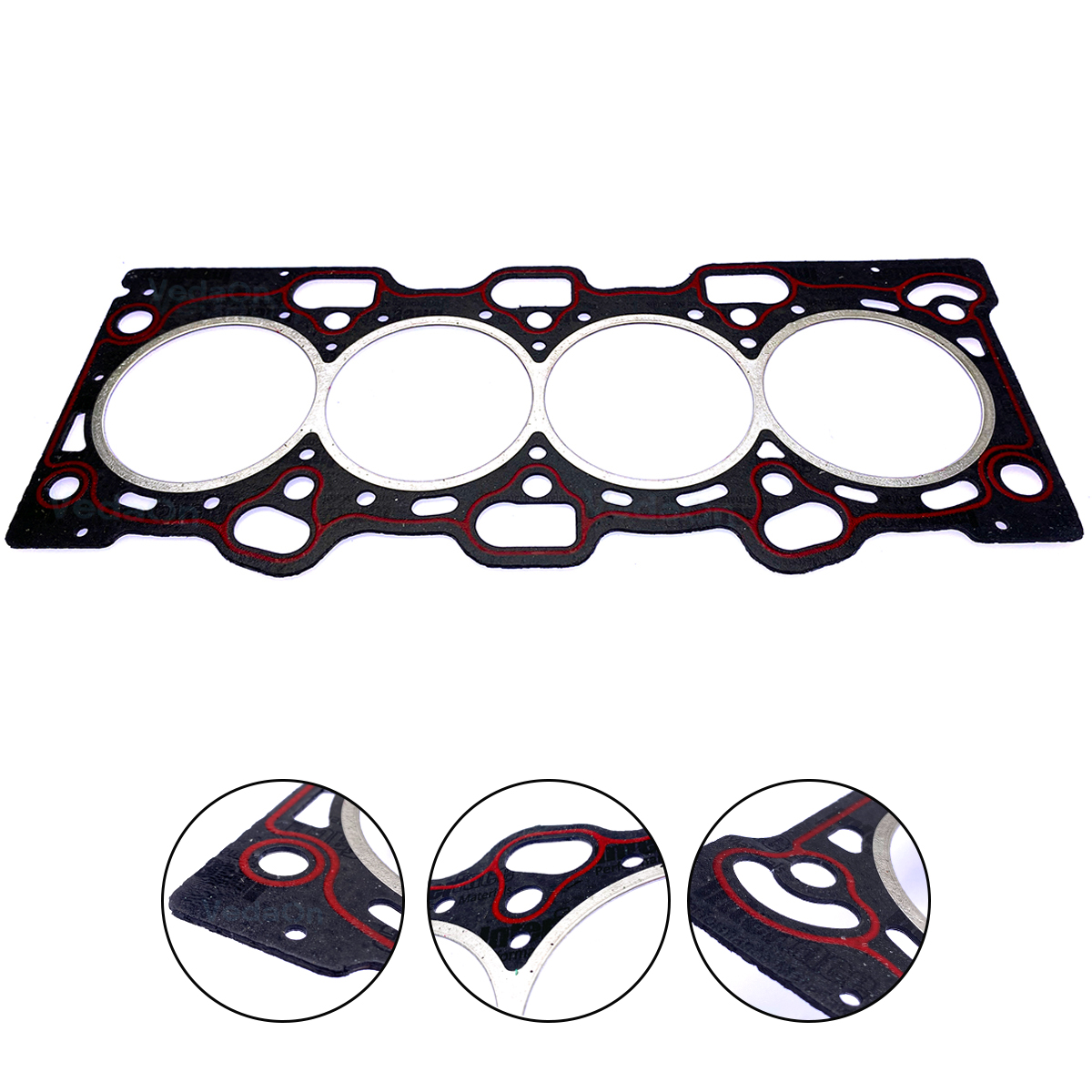 Junta Cabeçote Sob Medida 2,4mm Pajero Tr4 Io 1.8 2.0 16v 4g94 - Imagem 4