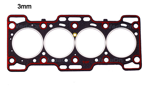 Junta De Cabeçote Sob Med 2,4mm Hafei Towner Jr 1.0 8v
