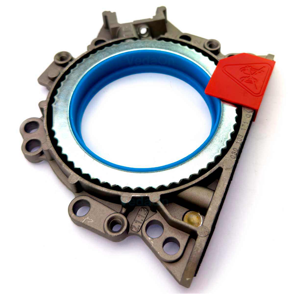 Retentor Flange Traseira Gol/Parat/Sav/Power 8/16V 1.0/1.6 - PTFE Com Alojamento Redondo - Imagem 2