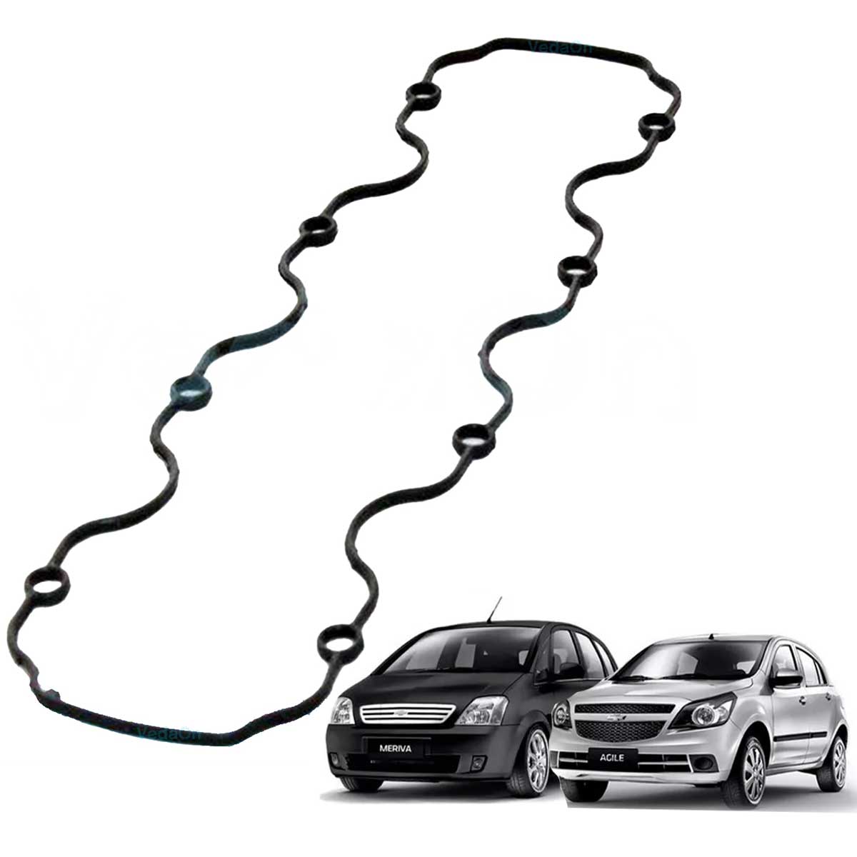 Junta Completo Retentor Celta Mpfi Agile Corsa Econo 1.4 8v - Imagem 3