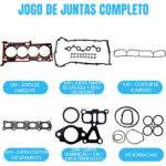 Jogo Completo PAK Com Retentor Jeep Compass Sport 2.0 16V ECN - Imagem 2