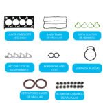 Kit Junta Superior C/ret Ford Focus Rs 2.0 16v Zetec E 00/.. - Imagem 2