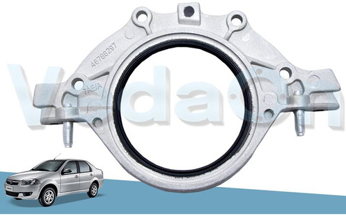 Retentor Flange Traseira Nylon Fiat Fire 8V 1.0 / 1.3 Palio Siena Uno Idea Punto eixo
