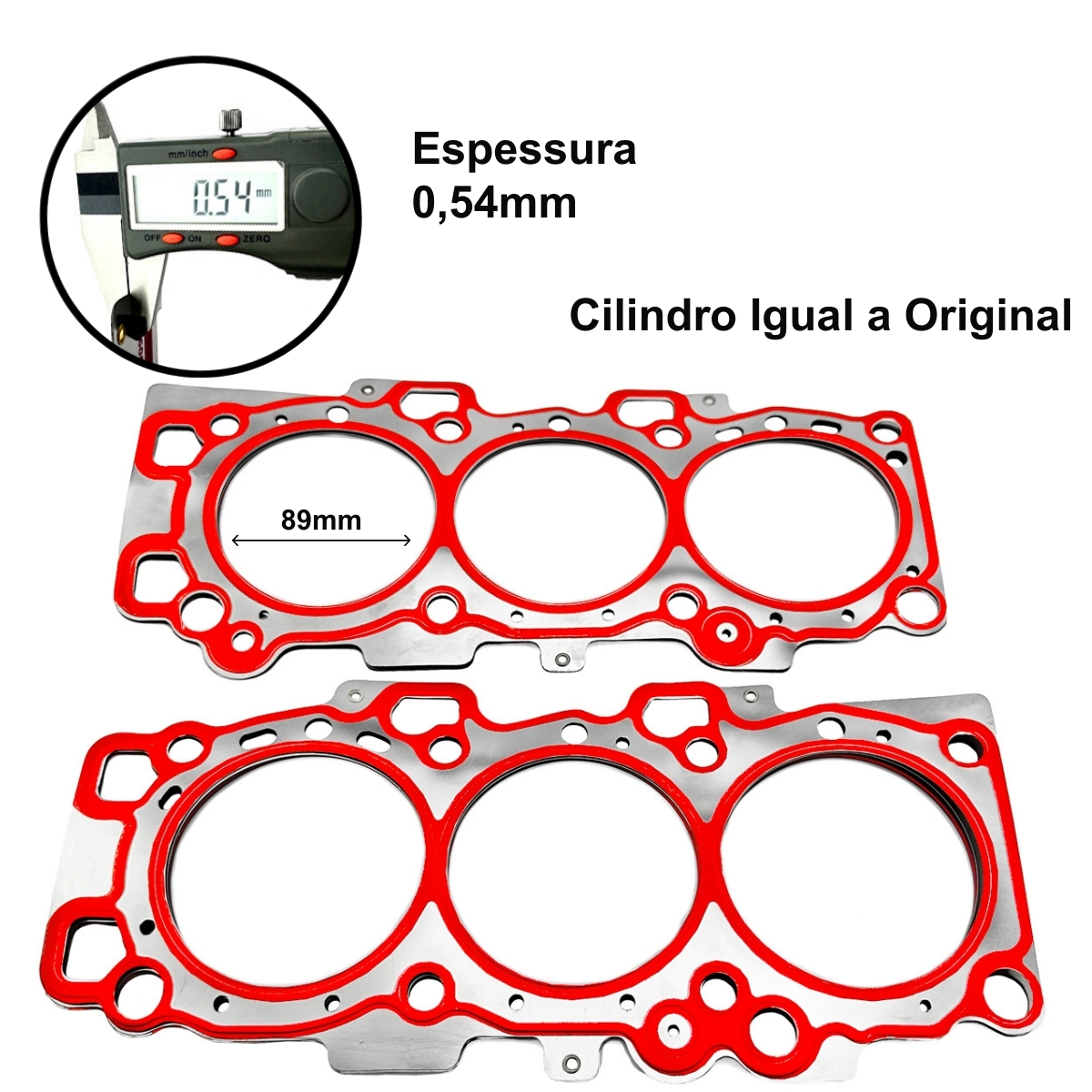 KIT JTAS MLS C/RETENTOR HYUNDAI SANTA FE/ GLS 05/ MTR G6EA DOHC 2.7 V6 24V - Imagem 4