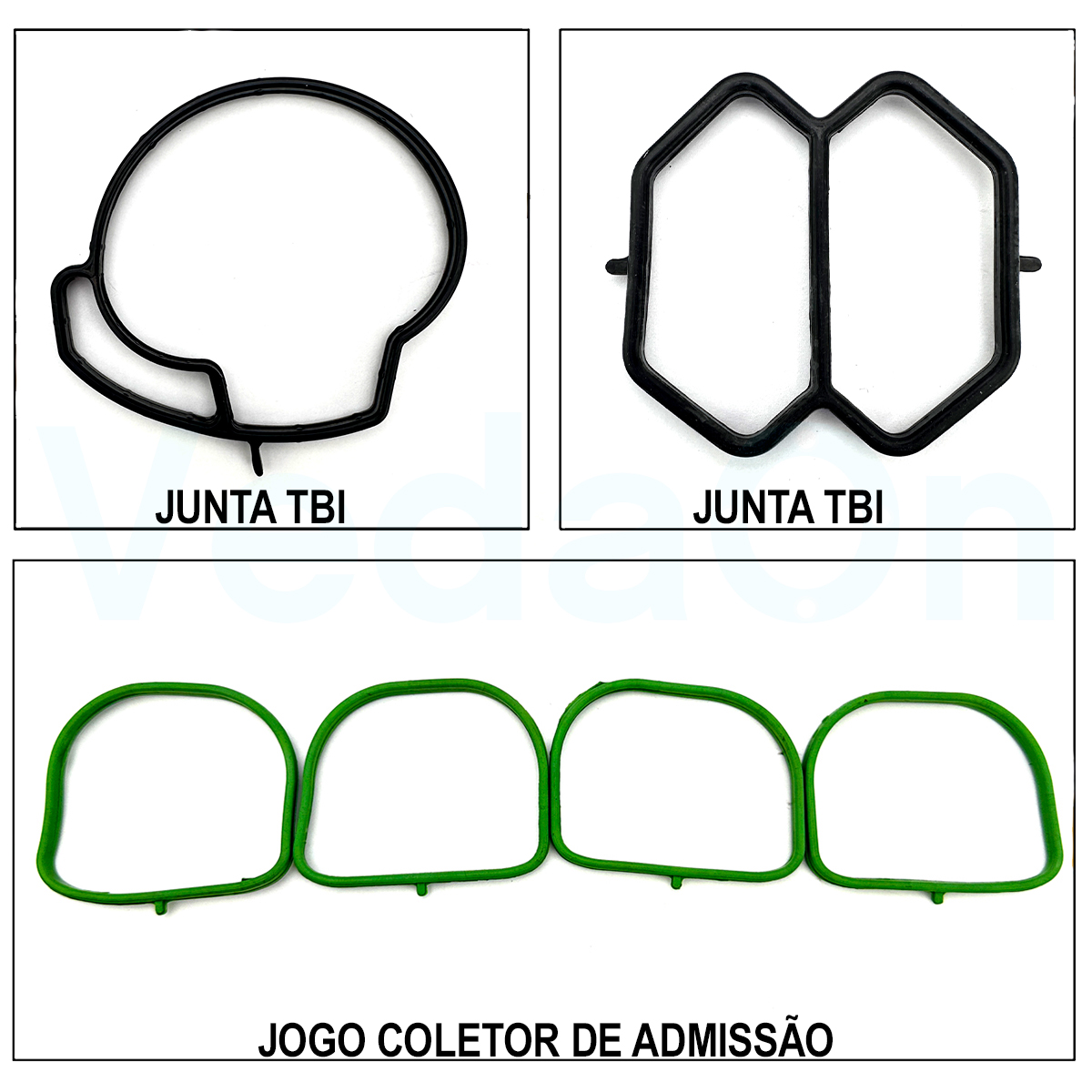 Kit Juntas Coletor Adm + Tbi Ford Fusion/Focus/Ecosport 2.0 16V Motor Duratec - Imagem 2