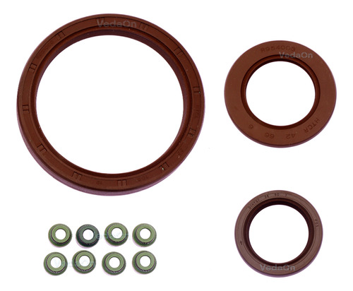 Kit de Retentores Peugeot 106/206/306/307 / Citroen C3 1.3/1.4 8V TU1/TU2/TU3/TU3JP/TU5JP