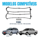 Kit Junta Tampa Válvula Zetec 16V Escort 97/ Mondeo 94/96 1.8/2.0 C/ Ved De Prisioneiros - Imagem 3