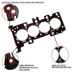 Junta de Cabeçote Jeep Compass 2.0 / Fiat Toro 2.4 16V L4 TigerShark FLEX - Imagem 3
