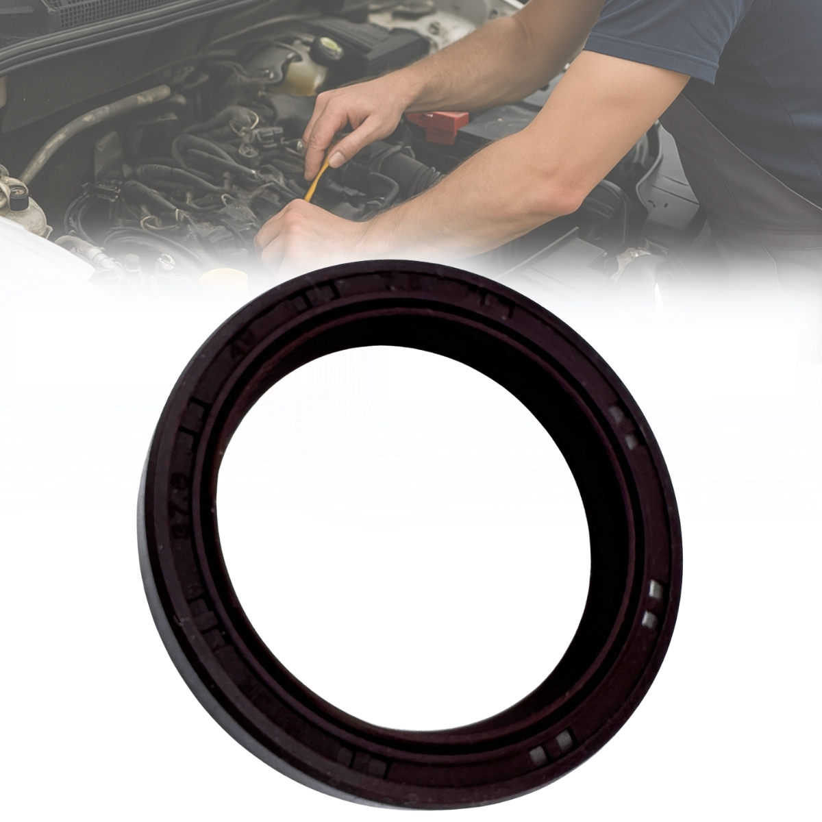 Retentor Dianteiro 16V 2.0 G4Gc Hyundai Tucson/ Kia Elantra Sportage - Imagem 8