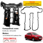 Junta Tampa Válvula Ford Ka New Fiesta 1.0 12v 3 Cilindro - Imagem 2