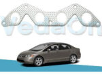 Junta Coletor Escapamento Honda Civic 1.7 16v 2002/ 2007 - Imagem 4