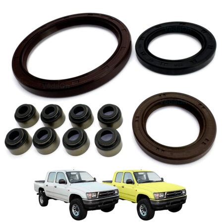Kit de Retentores Toyota Hilux 8V 2.5/2.8/3.0 2L/3L/5L (Diesel)