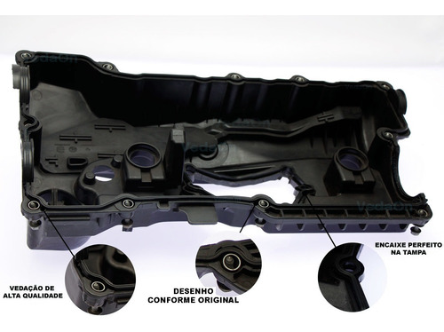 Junta Tampa Válvula BMW 2.0 16V 120i 320i X1 com Diafragma - Imagem 4