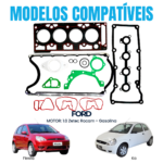 Jogo Junta Completo Fiesta Ka 1.0 8V Zetec Rocam - Imagem 3