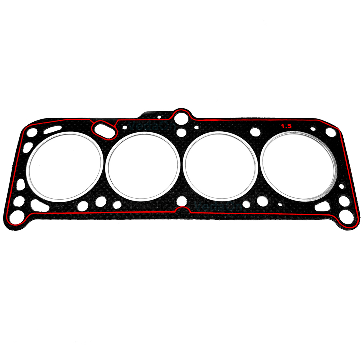 Junta De Cabeçote Vw Parati Voyage Ls 1.5 8v 74/... - Imagem 9