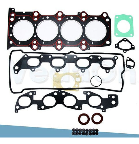 Kit Junta Superior Retificação com Retentor Gm Tracker 2.0 16V J20A Suzuki Virara