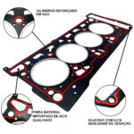 JUNTA DE CABEÇOTE Audi A4 A3 TT 16V 2.0 1.8 12/... - Imagem 4