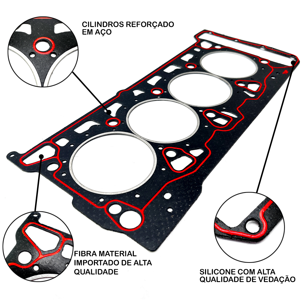 JUNTA DE CABEÇOTE Audi A4 A3 TT 16V 2.0 1.8 12/... - Imagem 4